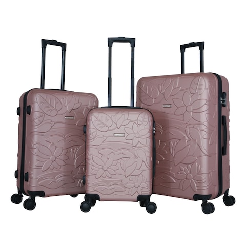 VIPTOUR Luggage Set 3Pcs ABS Trolley Bag Set With Number Lock 20/24/28 Inches