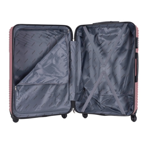 VIPTOUR ABS Hardside 3Pcs Trolley Luggage Set Spinner Wheels With Number Lock 20/24/28 Inches, VT-A394