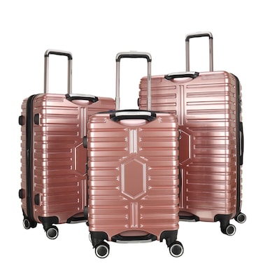 STARGOLD  3PCS TPC Hard Side Trolley Luggage Spinner Wheels TSA Lock 20/24/28 Inches