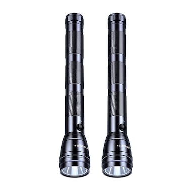 STARGOLD Waterproof Rechargeable LED Flashlight 2 in 1 Aircraft Aluminium Body