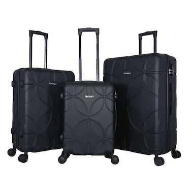 VIPTOUR Luggage Set 3Pcs ABS Trolley Bag Set With Number Lock 20/24/28 Inches