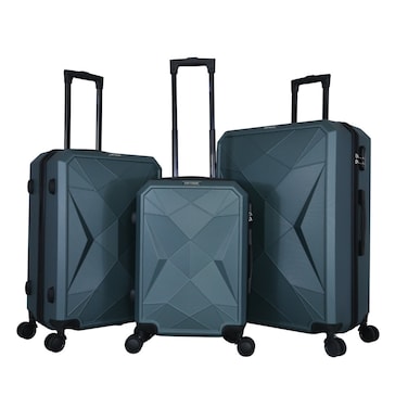VIPTOUR Luggage Set 3Pcs ABS Trolley Bag Set With Number Lock 20/24/28 Inches