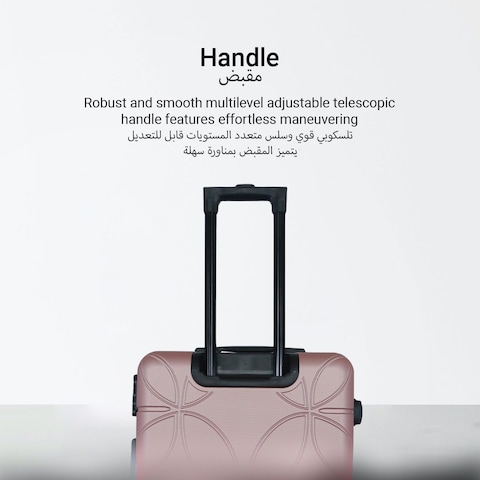 VIPTOUR Luggage Set 3Pcs ABS Trolley Bag Set With Number Lock 20/24/28 Inches