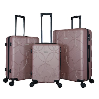VIPTOUR Luggage Set 3Pcs ABS Trolley Bag Set With Number Lock 20/24/28 Inches