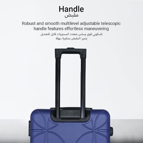 VIPTOUR Luggage Set 3Pcs ABS Trolley Bag Set With Number Lock 20/24/28 Inches