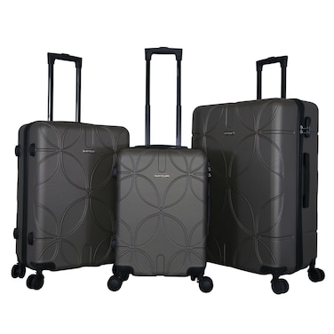VIPTOUR Luggage Set 3Pcs ABS Trolley Bag Set With Number Lock 20/24/28 Inches
