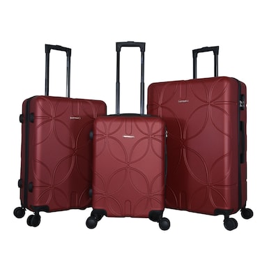 VIPTOUR Luggage Set 3Pcs ABS Trolley Bag Set With Number Lock 20/24/28 Inches