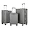 VIPTOUR PC Hard Side Zipperless Luggage Set of 3 PCS TSA Lockable Travel Suitcases With Cup Holder 20/25/29 Inches