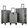 VIPTOUR PC Hard Side Zipperless Luggage Set of 3 PCS TSA Lockable Travel Suitcases 20/25/29 Inches