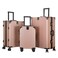 VIPTOUR PC Hard Side Zipperless Luggage Set of 3 PCS TSA Lockable Travel Suitcases 20/25/29 Inches