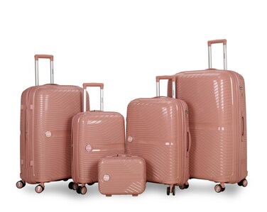 VIPTOUR Luggage Set of 5 PCS PP Softside Travel Luggage Bag With Expandable Zipper 14/20/24/28/32 Inches