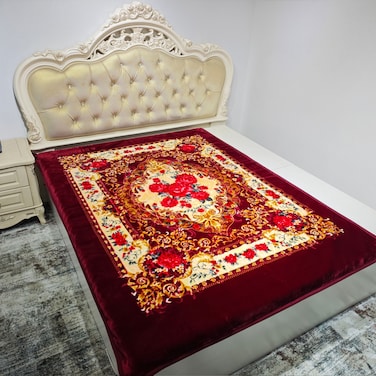 STARGOLD Double Ply Raschel Premium Korea Quality Blanket 160CM &times; 220CM 9 LBS, 100% SPUN YARN Virgin Polyester Which Suitable For Winter And Rainy Season, SG-BL2032