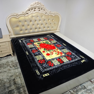 STARGOLD Double Ply Raschel Premium Korea Quality Blanket 160CM &times; 220CM 9 LBS, 100% SPUN YARN Virgin Polyester Which Suitable For Winter And Rainy Season, SG-BL2032