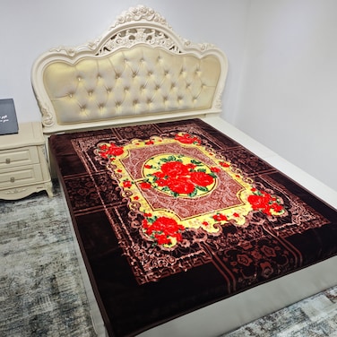 STARGOLD Double Ply Raschel Premium Korea Quality Blanket 160CM &times; 220CM 9 LBS, 100% SPUN YARN Virgin Polyester Which Suitable For Winter And Rainy Season, SG-BL2032