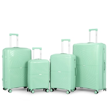 VIPTOUR Luggage Set of 4 PCS PP Softside Travel Luggage Bag 20/24/28/32 Inches