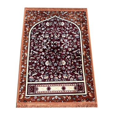 STARGOLD Traditional Turkish Prayer Mat, 70x110 cm Large Portable Multicolor Islamic Prayer Rug, Janamaz Sajjadah For Men And Women SG-P005