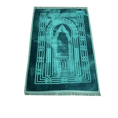 STARGOLD Traditional Turkish Prayer Mat, 80x120 cm Large Portable Multicolor Islamic Prayer Rug, Janamaz Sajjadah For Muslim Men And Women