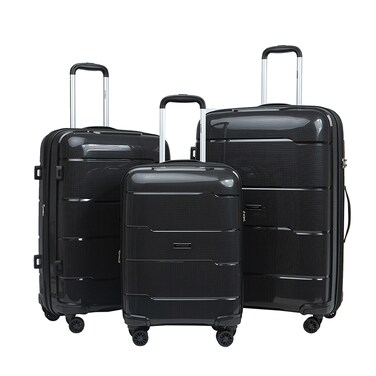 STARGOLD Luggage 3 Pcs Set PP Softside Travel Luggage Bag 20/24/28 Inches