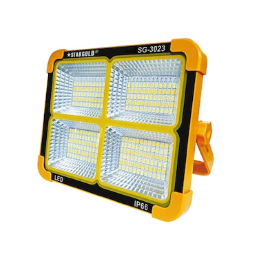 STARGOLD Solar Flood Light 2.8W Solar Panel 6000mAh Battery