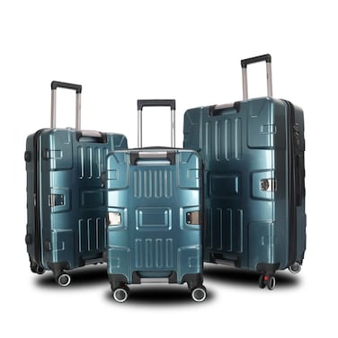 STARGOLD Luggage Set of 3, TPC Hard Side Suitcase with Expandable Zipper, 360&deg; Spinner Wheels, Number Lock, Lightweight Trolley Travel Bag, SG-TPC46