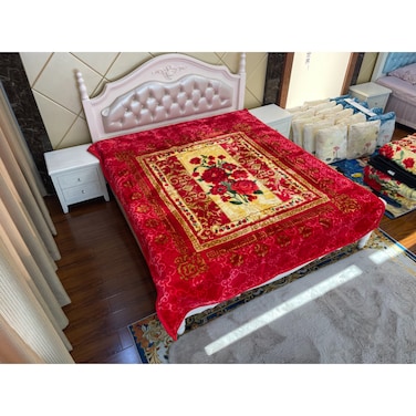 STARGOLD Double Ply Premium Cloudy Blanket Made by 100% Polyester SPUN YARN Obtained From Virgin Polyester 220X240CM 11LBS