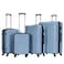 STARGOLD Luggage Set of 4, ABS Hard Shell Suitcase with Expandable Zipper, 360&deg; Spinner Wheels, Number Lock, Lightweight Trolley Travel Bag