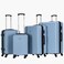 STARGOLD Luggage Set of 4, ABS Hard Shell Suitcase with Expandable Zipper, 360&deg; Spinner Wheels, Number Lock, Lightweight Trolley Travel Bag