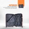 STARGOLD Luggage 3 Pcs Hardside Spinner 4 Wheels  Number Lock Luggage Trolley 20/24/28 Inches