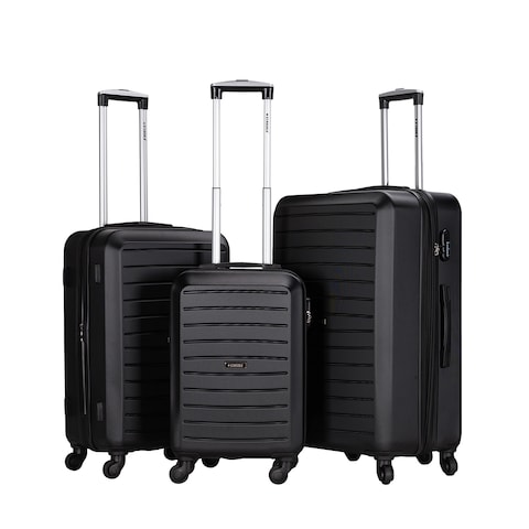 STARGOLD Luggage 3 Pcs Hardside Spinner 4 Wheels  Number Lock Luggage Trolley 20/24/28 Inches