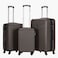 STARGOLD 3 Pcs ABS Hardside Luggage Set, Hard Casing Trolley Luggage 4 Wheels With Secure Number Lock