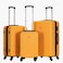 STARGOLD 3-Piece ABS Luggage Set &ndash; Lightweight Hard Shell Suitcase with 360&deg; Spinner Wheels, Number Lock, Expandable Interior &amp; Telescopic Handle   20&rdquo;, 24&rdquo;, 28&rdquo; Travel Trolley Set