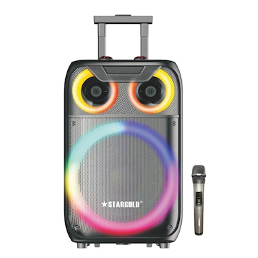 STARGOLD Multimedia Trolley Speaker Stereo 2.0 Remote Control Via BT, USB, SD/MMC