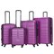 STARGOLD 4 Pack Of Hardside Spinner Number Locked Luggage Trolley