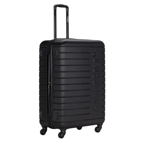 STARGOLD 4 Pack Of Hardside Spinner Number Locked Luggage Trolley