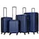 STARGOLD 4 Pack Of Hardside Spinner Number Locked Luggage Trolley