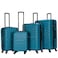STARGOLD 4 Pack Of Hardside Spinner Number Locked Luggage Trolley