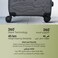 VIPTOUR Luggage Set 3Pcs ABS Trolley Bag Set With Number Lock 20/24/28 Inches
