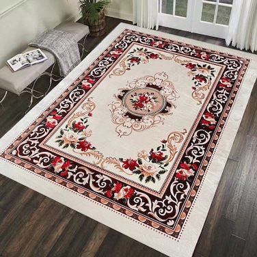 STARGOLD Luxurious Embossed Indoor Floor Carpet Bedroom and Living Room Rug Anti Slip Floor Carpets 200x300 cm SG-P015-B