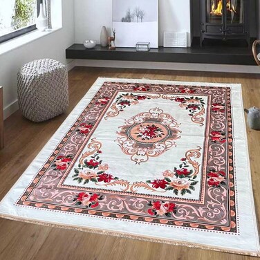 STARGOLD Luxurious Embossed Indoor Floor Carpet Bedroom and Living Room Rug Anti Slip Floor Carpets 200x300 cm SG-P015-A