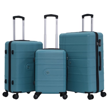 STARLIFE Luggage Set of 3, ABS Hard Shell Suitcase, 360&deg; Spinner Wheels, Number Lock, Lightweight Trolley Travel Bag 20/24/28 Inch