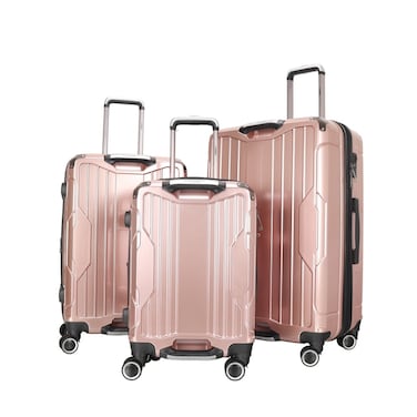 STARGOLD Luggage Set of 3, TPC Hard Side Suitcase with Expandable Zipper, 360&deg; Spinner Wheels, Number Lock, Lightweight Trolley Travel Bag, SG-TPC40
