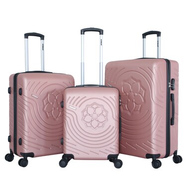 STARLIFE Luggage Set of 3, ABS Hard Shell Suitcase, 360&deg; Spinner Wheels, Number Lock, Lightweight Trolley Travel Bag 20/24/28 Inch