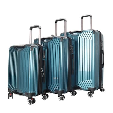 STARGOLD Luggage Set of 3, TPC Hard Side Suitcase with Expandable Zipper, 360&deg; Spinner Wheels, Number Lock, Lightweight Trolley Travel Bag, SG-TPC41