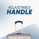 STARLIFE ABS Hardside 3Pcs Trolley Luggage Set Spinner Wheels With Number Lock 20/24/28 Inches