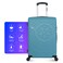 STARLIFE Luggage Set of 3, ABS Hard Shell Suitcase, 360&deg; Spinner Wheels, Number Lock, Lightweight Trolley Travel Bag 20/24/28 Inch
