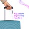 STARLIFE Luggage Set of 3, ABS Hard Shell Suitcase, 360&deg; Spinner Wheels, Number Lock, Lightweight Trolley Travel Bag 20/24/28 Inch