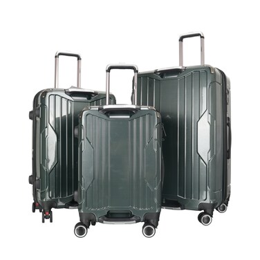 STARGOLD Luggage Set of 3, TPC Hard Side Suitcase with Expandable Zipper, 360&deg; Spinner Wheels, Number Lock, Lightweight Trolley Travel Bag, SG-TPC40