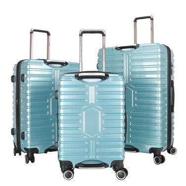 STARGOLD  3PCS TPC Hard Side Trolley Luggage Spinner Wheels TSA Lock 20/24/28 Inches