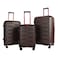 STARGOLD  3PCS TPC Hard Side Trolley Luggage Spinner Wheels TSA Lock With Expendable Zipper