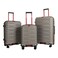 STARGOLD  3PCS TPC Hard Side Trolley Luggage Spinner Wheels TSA Lock With Expendable Zipper